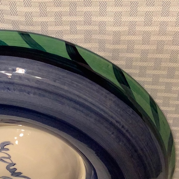 VIntage Gail Pittman Grapevines  Chip and Dip Platter. - Picture 4 of 5